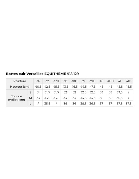 Bottes de Dressage Equithème Versailles | Cuir haut de gamme & Air System