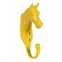 Crochet d'écurie tête de cheval en aluminium