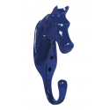 Crochet d'écurie tête de cheval en aluminium