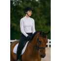 Isabell-Werth Polo de concours Isamine manches longues  Blanc