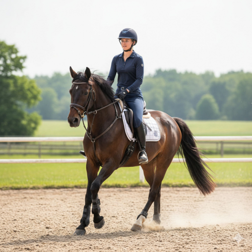 Pantalon équitation full grip taille haute femme Euro-Star Arielle | La sellerie de Maé