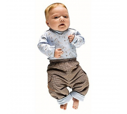 Baby Baumwollhose Karo Hohe Qualität Equi-Thema