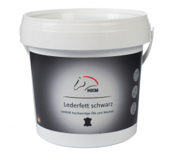 Fett und Balsam für schwarzes Leder