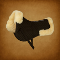 Amortisseur Pro DMH Half Pad peau de mouton véritable Noir / Naturel
