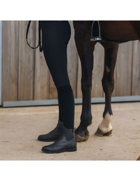 Boots Zip lacets synthétique DMH