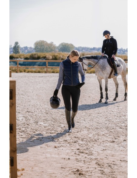Gilet chauffant EQUITHÈME Heated Sasha – sans manches, 3 niveaux de chauffe | Esprit Équitation