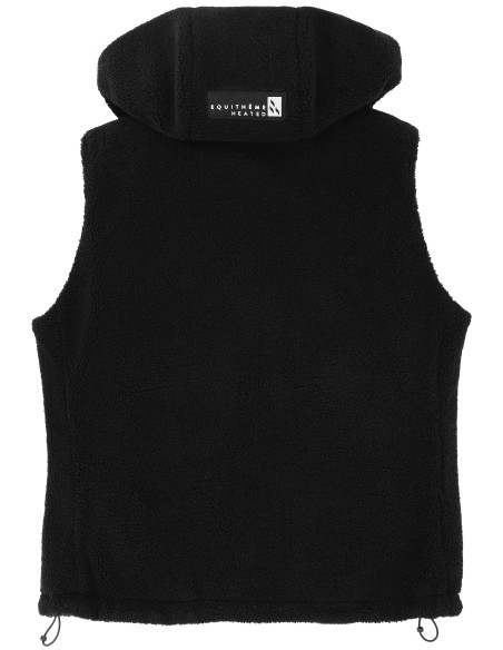 Gilet polaire chauffant EQUITHÈME Heated Valery - sans manches, capuche, 3 niveaux de chauffe | Esprit Équitation