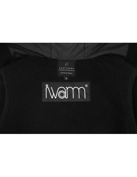 Gilet polaire chauffant EQUITHÈME Heated Valery - sans manches, capuche, 3 niveaux de chauffe | Esprit Équitation