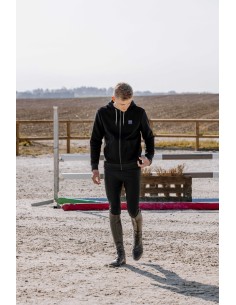 Sudadera calefactable EQUITHÈME Heated Olwen – con capucha, 3 niveles de calor | Esprit Équitation