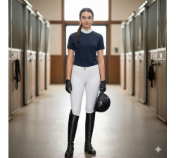 Pantalones de competición ESArista Fabric Knee Euro-Star para mujer