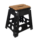 Tabouret / Marche pied pliant avec paillasson