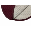 Tapis de selle en forme avec pad de garrot Marron foncé