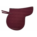 Tapis de selle en forme avec pad de garrot Marron foncé