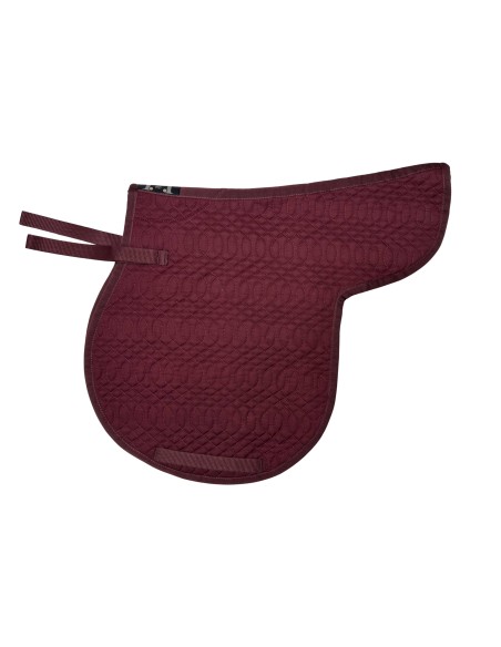 Tapis de selle en forme avec pad de garrot Marron foncé