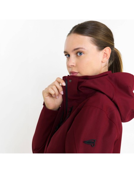 Bordeauxfarbene Ambria-Jacke Euro-Star