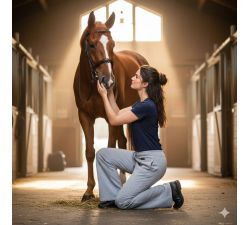 Isabell-Werth sur-pantalon de concours 