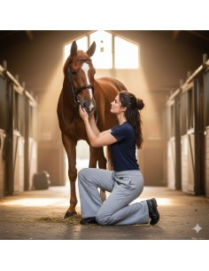 Isabell-Werth sur-pantalon de concours 