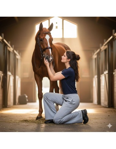 Isabell-Werth sur-pantalon de concours 