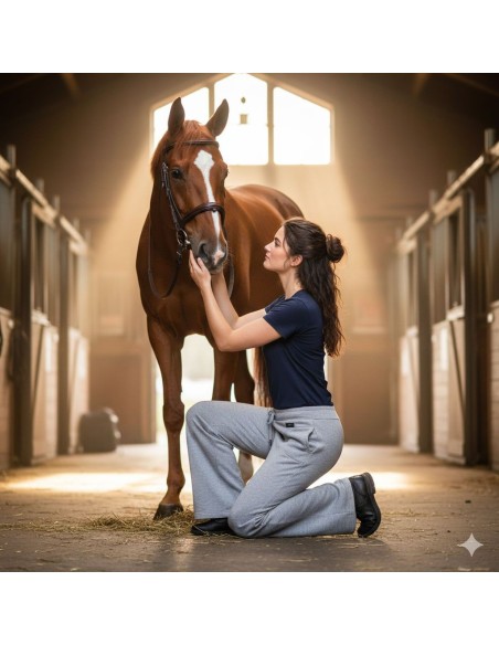Isabell-Werth sur-pantalon de concours 