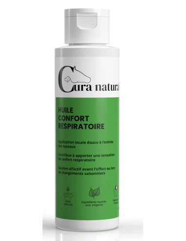 Lotion confort respiratoire pour cheval
