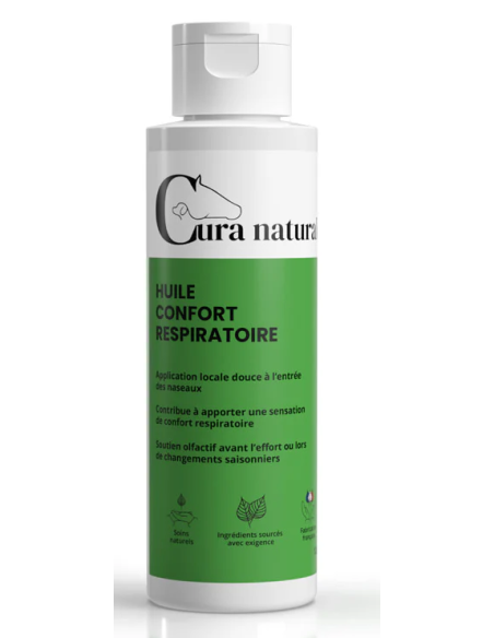 Lotion confort respiratoire pour cheval