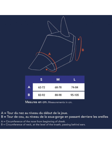 Masque anti-mouches anti-UV PRO SERIES - Visor