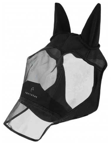 Masque anti-mouches anti-UV EQUITHÈME - Mesh + nez