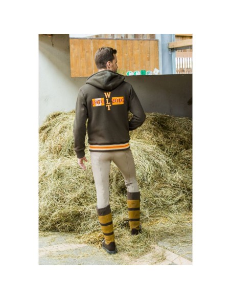 Sweat à capuche zippé CSI 5* WLT Equithème déstocké