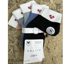 Lot de 5 paires de chaussettes Bixtra coton Coeur
