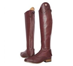 Botas de montar Olania de cuero plateado Imperiel-Riding