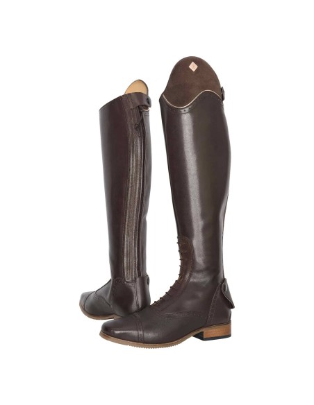 Botas de montar Olania de cuero plateado Imperiel-Riding