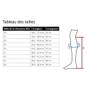 Bottes -Oxford- longueur/largeur standard