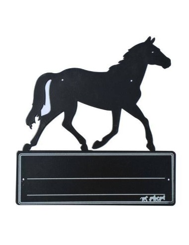 Plaque d'écurie Cheval