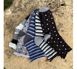 5er-Pack Bixtra-Socken aus 95% Baumwolle