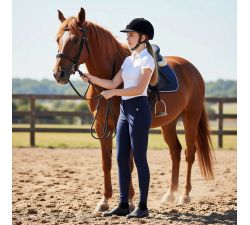 Culotte d'équitation Domino Enfant Euro Star Blanc
