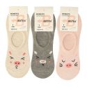 Lot de 3 paires de chaussettes Invisible Socks Brixta 95% coton
