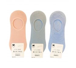 Lote de 3 pares de calcetines Brixta Invisible Pig 95% algodón