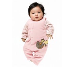 Fleece-Overall Baby ärmellos Hohe Qualität Equi-Thema