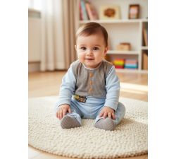 Strampler Baumwolle Baby Hochwertige Qualität Equi-Thema