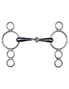 Verstellbares 4-Ring-Gebiss " Pessoa " Feeling - Modulierbarer Effekt für Kontrolle & Balance