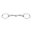 Mors de bride 2 anneaux SPRENGER - Satinox canon 12mm simple brisure