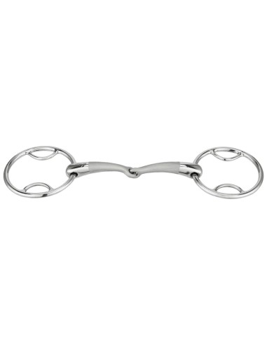 Mors 2 anneaux SPRENGER - Satinox à passes, simple brisure