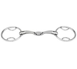 Mors 2 anneaux SPRENGER - Satinox à passes, double brisure