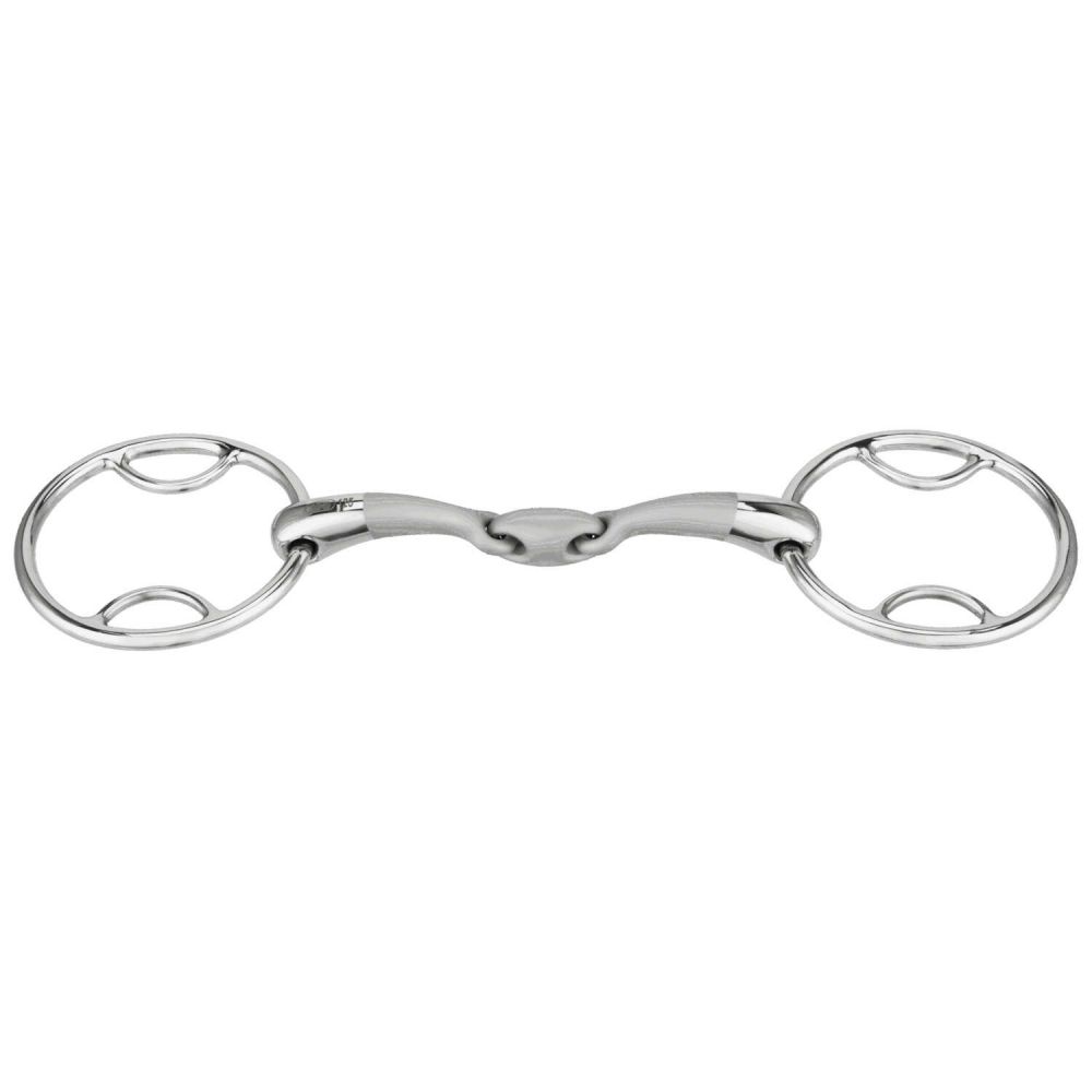 Mors 2 anneaux SPRENGER - Satinox à passes, double brisure