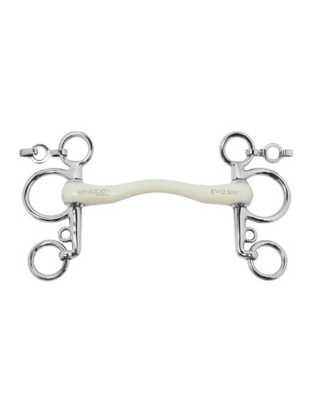 Pelham-Gebiss mit kleinen Schenkeln Fine Line Flex