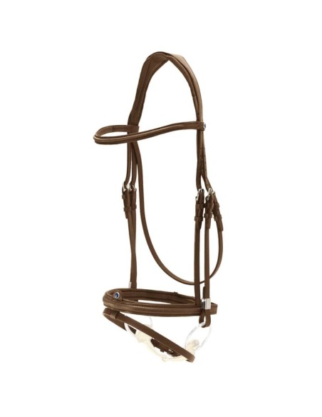 Bridon Pro-Jump avec Slide & Lock muserolle combinée Stubben