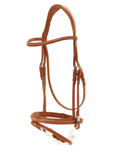 Bridon Pro-Jump avec Slide & Lock muserolle combinée Stubben