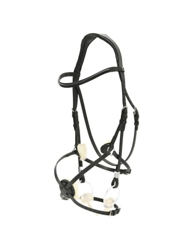 Bridon Pro-Jump avec Slide & Lock muserolle combinée Stubben