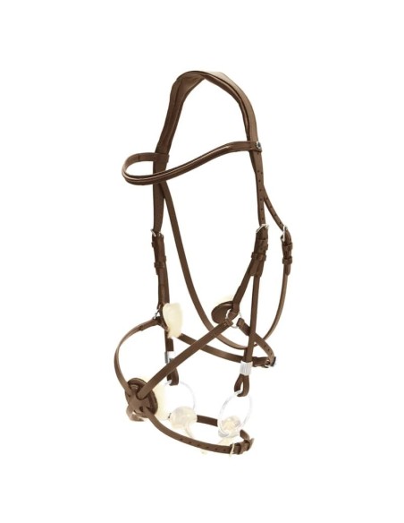 Bridon Pro-Jump avec Slide & Lock muserolle combinée Stubben