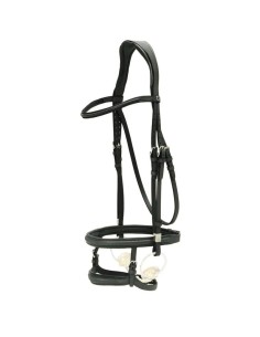 Cabezada Pro-Jump con muserola tándem Slide & Lock Stubben 2
